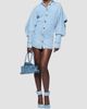 The Attico Women's Draped Cotton Denim Mini Dress - 2
