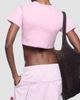The Attico Women's Underwire Cotton Crop T-Shirt - 3