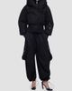 The Attico Women's Wide-Leg Drawcord Cargo Pants - 2