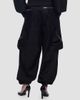 The Attico Women's Wide-Leg Drawcord Cargo Pants - 3