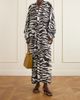 THE ATTICO Zebra-print cotton kaftan - 2