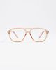 The Book Club The Book Club The Atticus Blue Light Glasses Sand One - 2