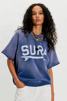 The Bureau The Bureau Apparel Surf Cut-Off Sweatshirt