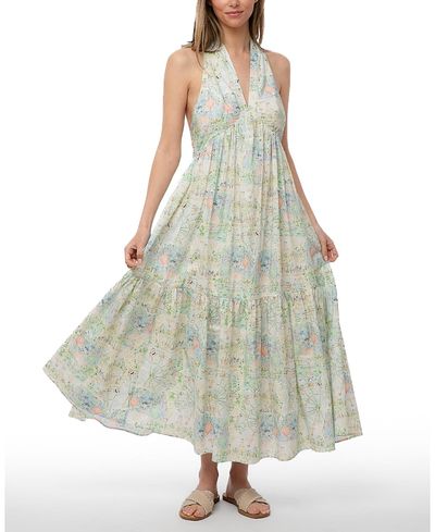 The Burgess Collection The Burgess Collection The Delphina Halter Maxi Dress