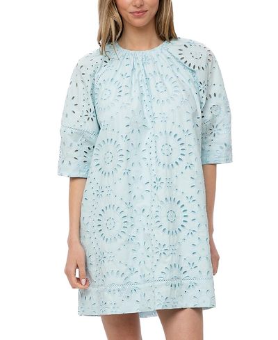 The Burgess Collection The Burgess Collection The Kennedy Eyelet Mini Dress