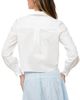 The Burgess Collection The Burgess Collection The Kitty Front Tie Polo Cotton Blouse - 3