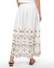 The Burgess Collection The Burgess Collection The Lauren Lasercut Linen Skirt - 4