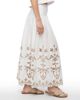 The Burgess Collection The Burgess Collection The Lauren Lasercut Linen Skirt - 5