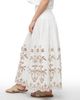 The Burgess Collection The Burgess Collection The Lauren Lasercut Linen Skirt - 6
