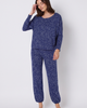 The Cat's Pajamas The Cat's Pajamas Confetti Dot Pima Knit Pullover Pajama Set - 1