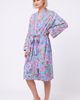 The Cat's Pajamas The Cat's Pajamas Printed Pima Knit Wrap Robe - 1