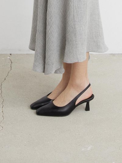 The Cloister EDGE TOE SLINGBACK PUMPS (3 COLORS)