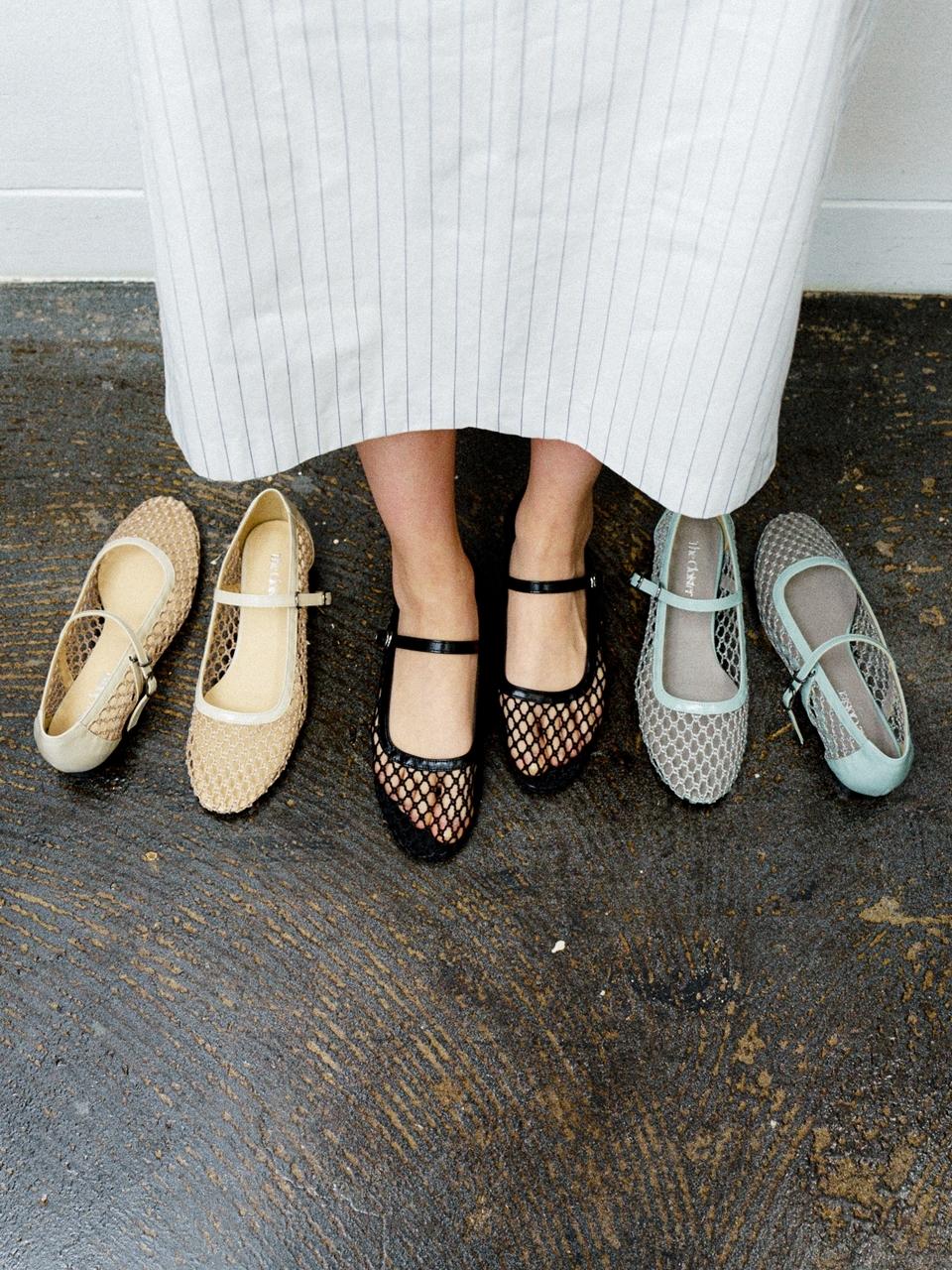 The Cloister SUMMER MESH FLAT BALLET (3 COLORS)