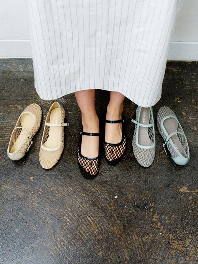 The Cloister SUMMER MESH FLAT BALLET (3 COLORS)