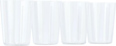 The Conran Shop The Conran Shop White Nova Stripe Tumbler Set, 4 pcs