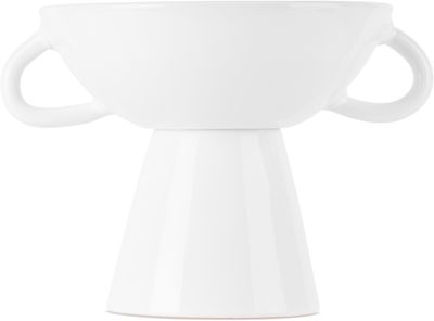 The Conran Shop The Conran Shop White Puglia Small Footed Bowl