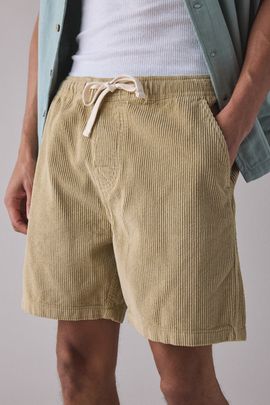 The Critical Slide Society The Critical Slide Society Eightfold Corduroy Shorts in Sand, Men's at Urban Outfitters