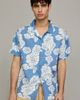 The Critical Slide Society The Critical Slide Society Nice Day Resort Shirt Top in Navy, Men's at Urban Outfitters - 1