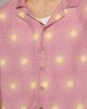 The Critical Slide Society The Critical Slide Society Salute Resort Shirt Top in Pink, Men's at Urban Outfitters - 3