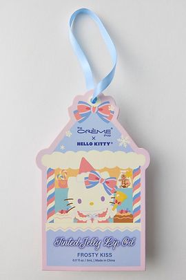 The Crème Shop The Crème Shop X Sanrio Hello Kitty Tinted Jelly Lip Oil Ornament in Pink Shimmer at Urban Outfitters