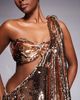 The Dolls House Circa The Dolls House Circa Anthia asymmetric sequin mini dress in soft gold - 4