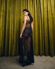 The Dolls House Circa The Dolls House Circa Cieran tie front lace top in black - part of a set - 4