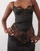 The Dolls House Circa The Dolls House Circa Dolce satin maxi dress in black - 4