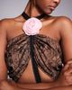 The Dolls House Circa The Dolls House Circa Karlie cut out floral corsage maxi dress in black - 4