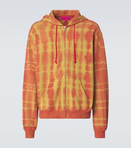 The Elder Statesman The Elder Statesman Daily Zuzu cotton and cashmere zip-up hoodie