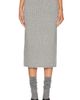 The Elder Statesman The Elder Statesman Glacier Midi Skirt - 1