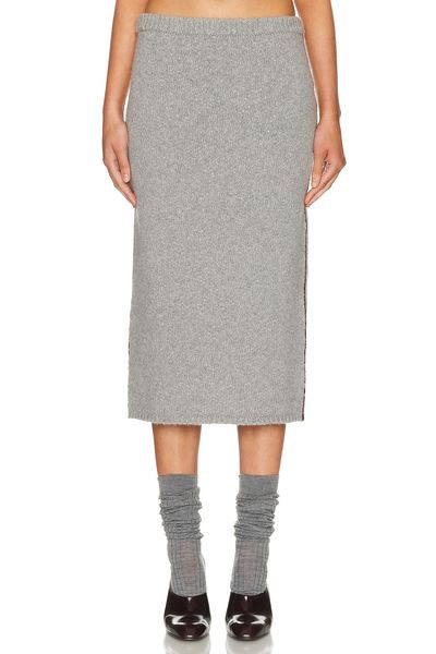 The Elder Statesman The Elder Statesman Glacier Midi Skirt