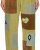 The Elder Statesman The Elder Statesman Green Patch Trousers - 1