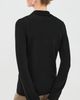 The Elder Statesman The Elder Statesman Laurel Cashmere Polo Sweater Black - 3