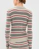 The Elder Statesman The Elder Statesman Libeccio Stripe Polo Ecru/Red/Stone - 3