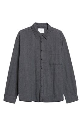 The Elder Statesman The Elder Statesman Summer Weave Stripe Cotton Button-Up Shirt