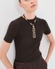 The Elder Statesman The Elder Statesman Superlight Cashmere Ellie Rib Knit Tee Espresso - 2