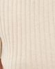 The Elder Statesman The Elder Statesman Superlight Ellie Rib Knit Cashmere Tee Natural - 6