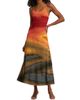 The Elder Statesman Women's Abstract Fine-Knit Sleeveless Midi-Dress - 2