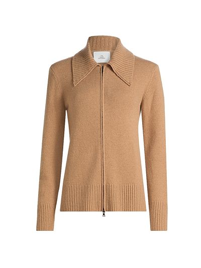 The Elder Statesman Women's Coastal Cashmere Zip Jacket