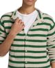 The Elder Statesman Women's Cousteau Striped Cashmere Cardigan - 6