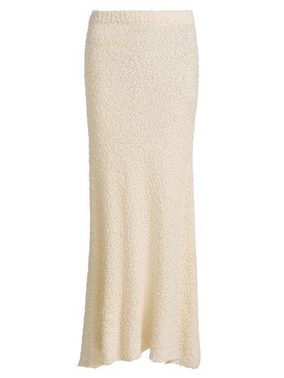 The Elder Statesman Women's Ella Bouclé Knit Maxi Skirt
