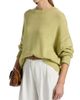 The Elder Statesman Women's Nimbus Calla Cashmere-Cotton Crewneck Sweater - 4