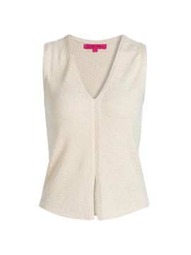 The Elder Statesman Women's Nora Lite Split Hem Tank