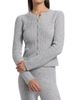 The Elder Statesman Women's Rib-Knit Cashmere-Silk Cardigan - 3