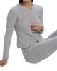 The Elder Statesman Women's Rib-Knit Cashmere-Silk Cardigan - 6