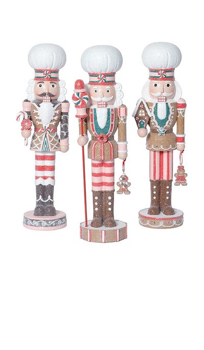 The Favorites The Favorites Candy Cane Soldiers Set Of 3