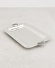 The Favorites The Favorites Cap Ferrat Fan Shell Design Serving Tray Polished Nickel One - 4