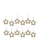 The Favorites The Favorites Golden Pearl Star Ornament Set Of 12 - 1