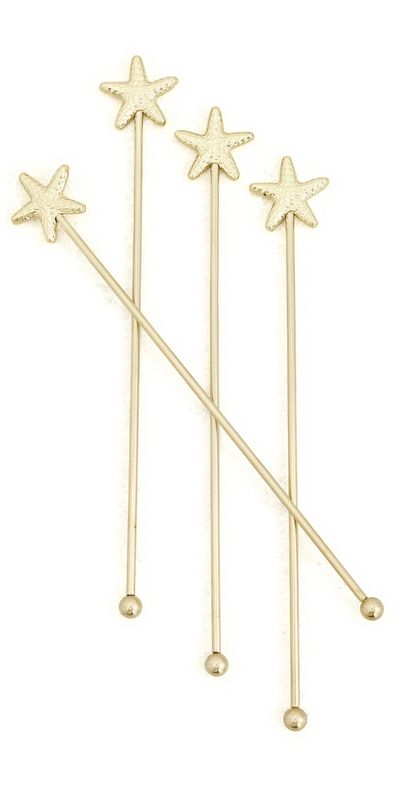 The Favorites The Favorites Marine Life Drink Stirrers Gold One