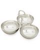 The Favorites The Favorites The Equestrian Trio Condiment Bowl Set Polished Nickel One - 1